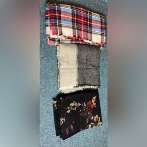 3 Blanket Scarves Bundle A New Day, Loft & Lauren Conrad